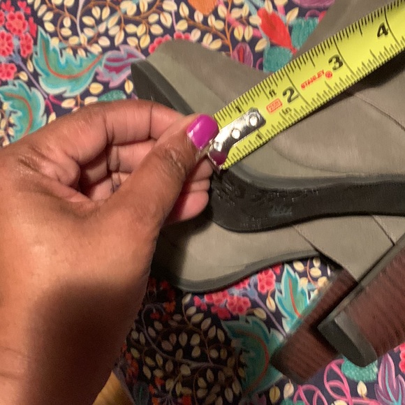 New Report Monroe Grey Suede Boots with buckles Size 10 - Picture 7 of 12